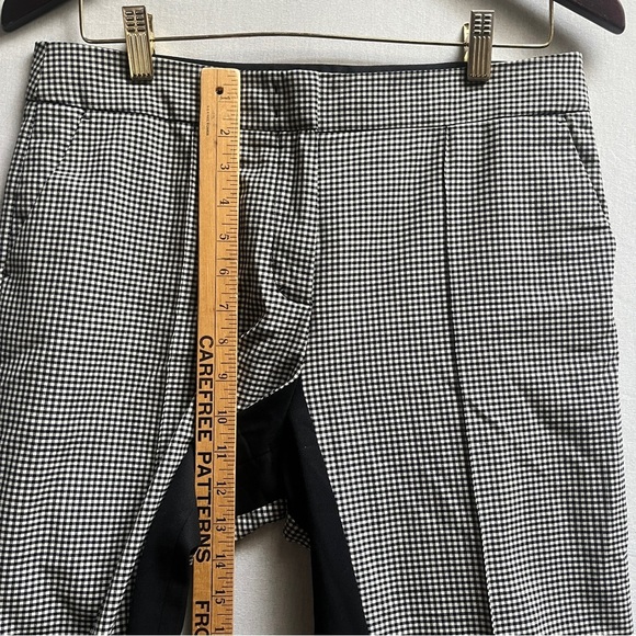Dorothee Schumacher Virgin Wool Trousers Black White Check Size 32 - Picture 10 of 11